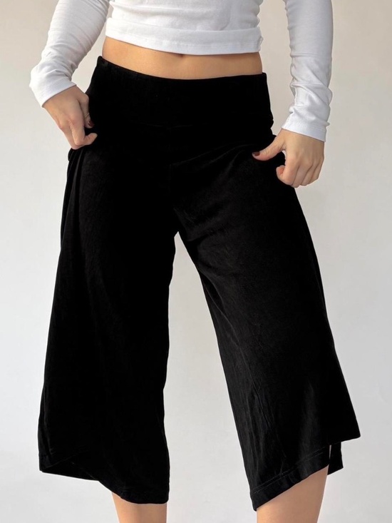 Coldwater Creek Pants - Gaucho Capri Pants Stretchy Large